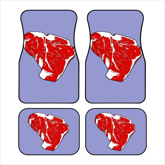 Discover T-Bone Steak Car Mats
