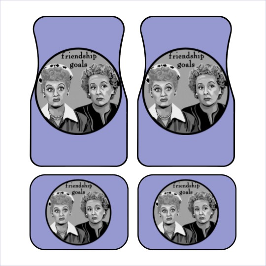 Discover Friendship Goals - Lucy And Ethel - Car Mats