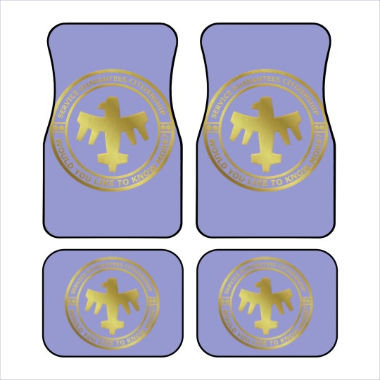 Discover Service Guarantees Citizenship. - Starship Troopers - Car Mats