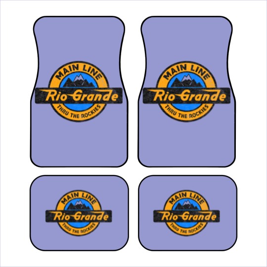 Discover D&RGW Denver and Rio Grande Western Railroad - Rio Grande - Car Mats