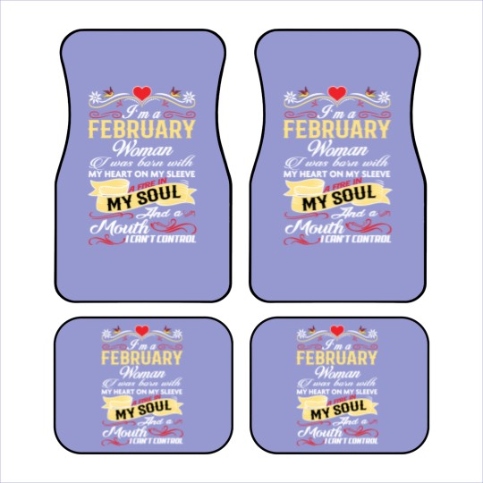 Discover FEBRUARY WOMAN Car Mats