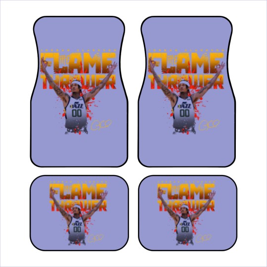 Discover Jordan Clarkson Flamethrower - Jordan Clarkson Utah Jazz - Car Mats