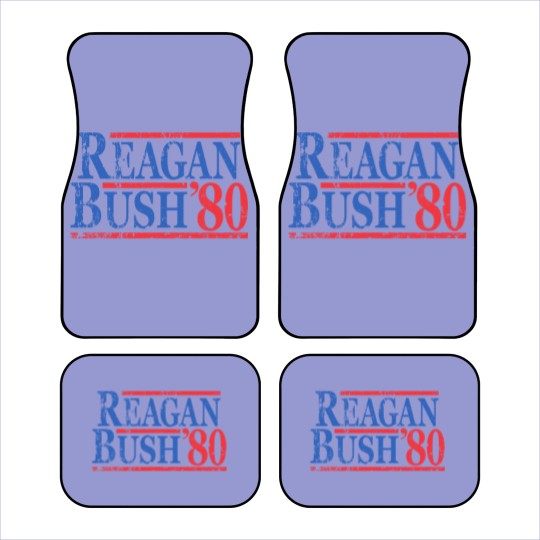 Discover Vintage Ronald Reagan George Bush 1980 Car Mats