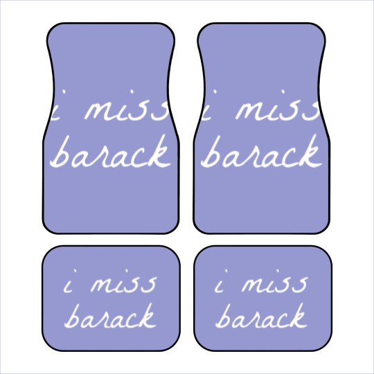 Discover I Miss Barack Obama Sweater Car Mats
