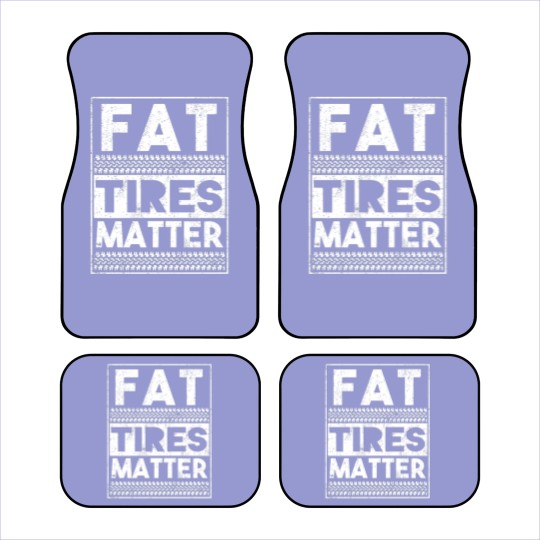 Discover Drag Racing Fat Tires Matter Car Mats