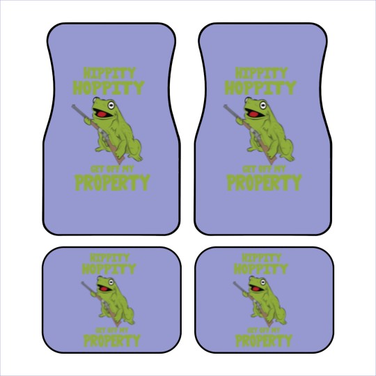 Discover hippity hoppity property get away from my property Car Mats