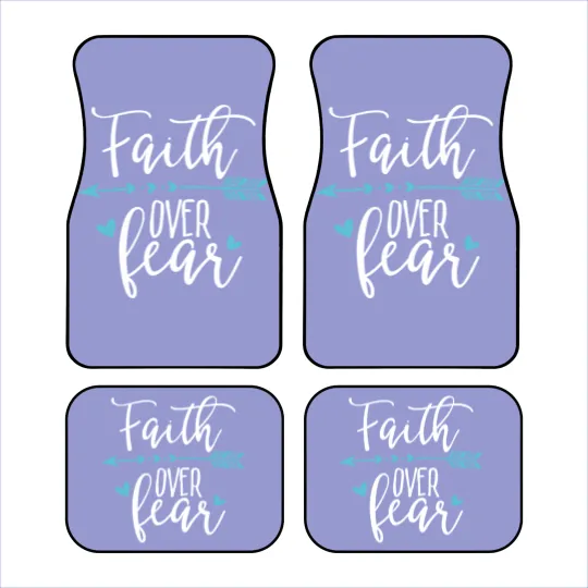 Discover Faith Over Fear - Faith Over Fear Apparel Car Mats