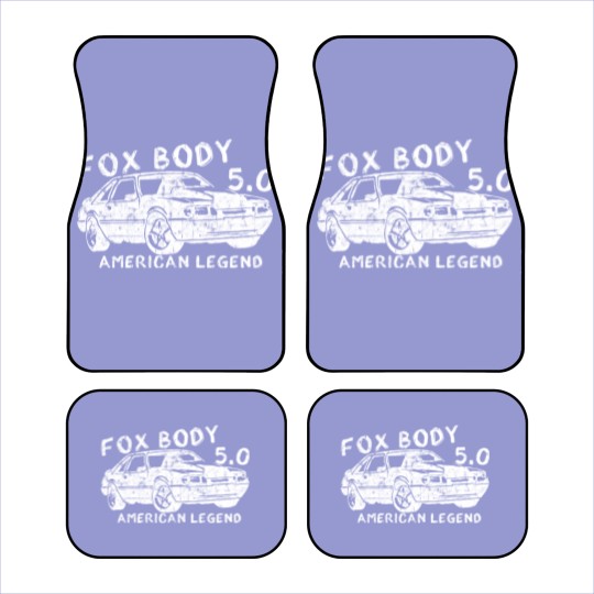 Discover Mustang Foxbody American Fox body stang Muscle classic Car 5.0L - Foxbody Mustang - Car Mats