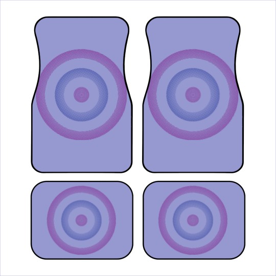 Discover Hawkeye Bullseye Target Logo Symbol Car Mats
