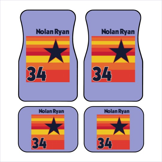 Discover Retro Nolan Ryan Uniform Tribute - Baseball Lover - Car Mats