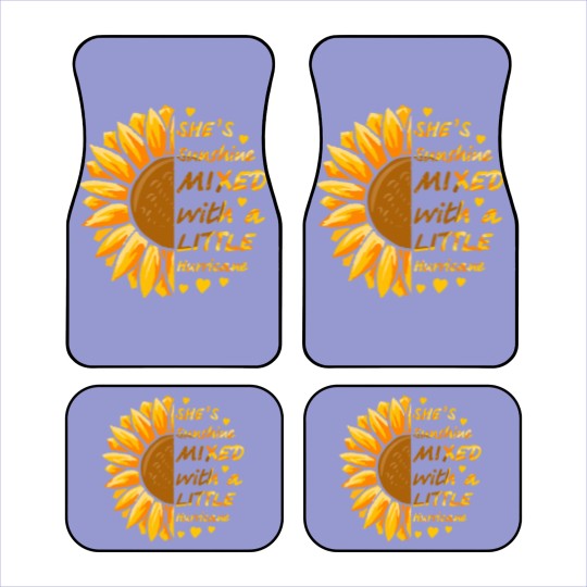 Discover She's Sunshine Mixed With A Littles Hurricane Sunflower Car Mats