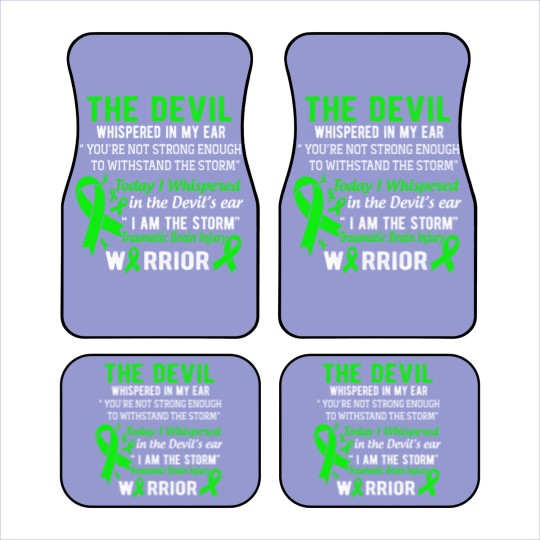 Discover I Am The Storm Traumatic Brain Injury Warrior Car Mats
