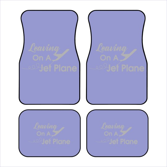 Discover leaving on a jet plane Car Mats