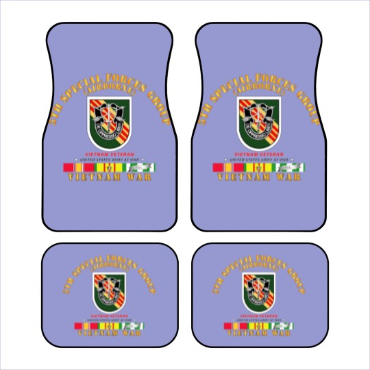 Discover Army 5th Special Forces Group w Flash VN SVC Car Mats