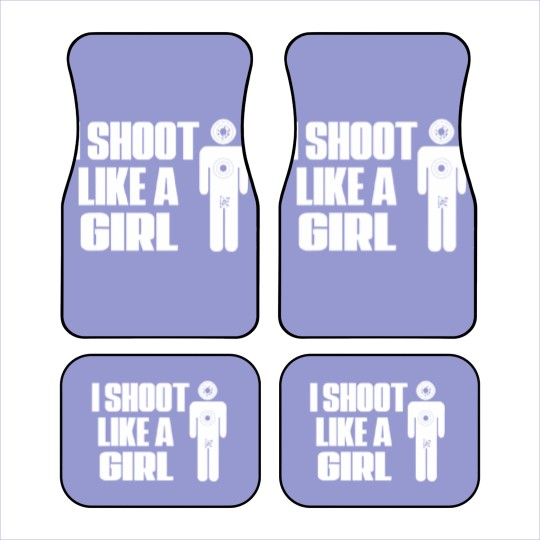 Discover I Shoot Like A Girl - Gun Shooting Funny Gift Car Mats