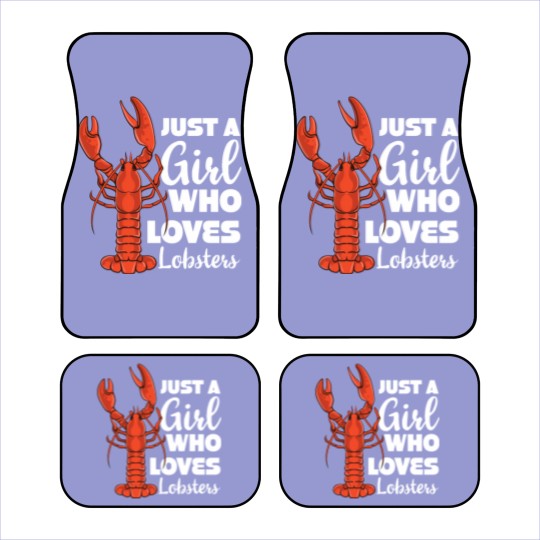 Discover Just a Girl Who Loves Lobsters Lobster Seafood Car Mats