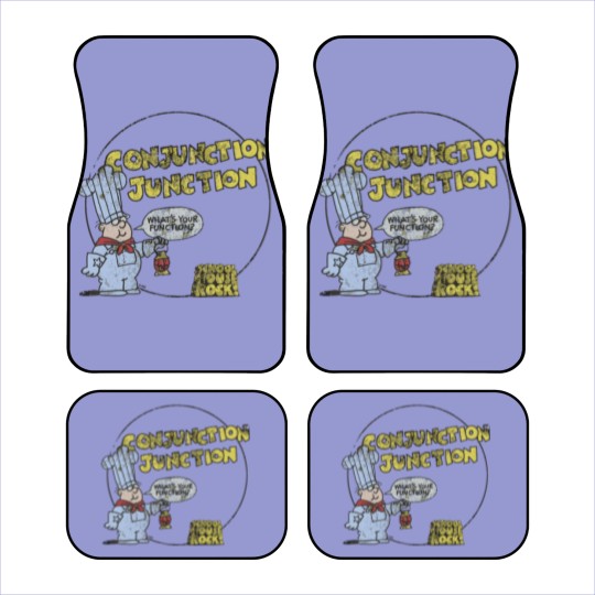 Discover Schoolhouse Rock Conjunction Junction Car Mats