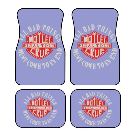 Discover NEW MOTLEY CRUE Final Tour Car Mats, Hip Hop Fan Car Mats, Rap Music Car Mats