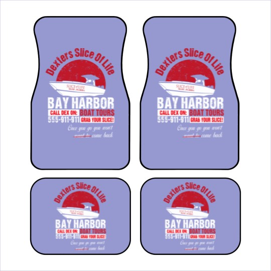 Discover Cool Dexter Bay Harbor Boat Tours Car Mats