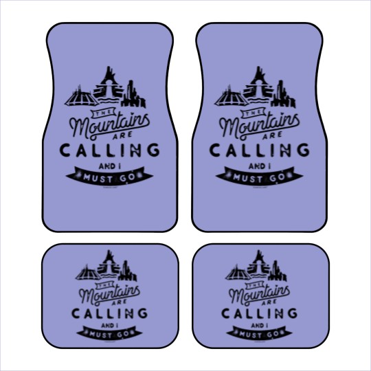 Discover The Mountains are Calling and I Must Go Car Mats