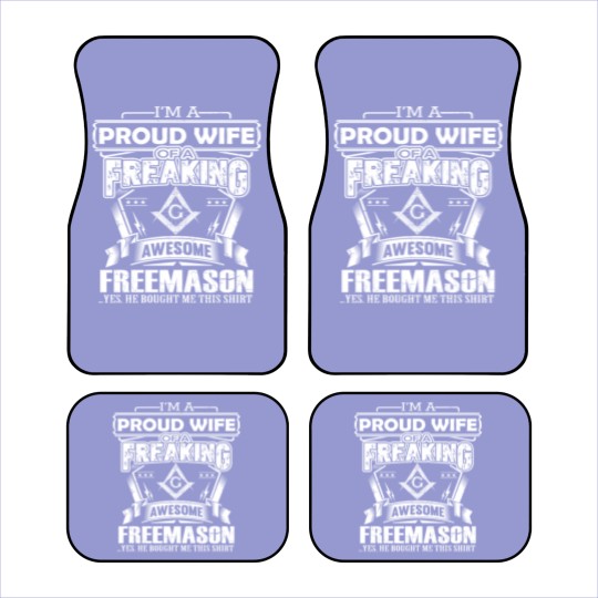 Discover Freemason - PRoud Wife Of A Freemason Car Mats