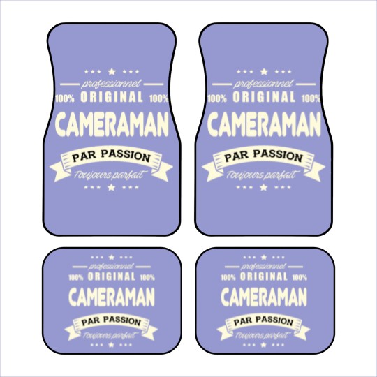 Discover Cameraman Original Car Mats