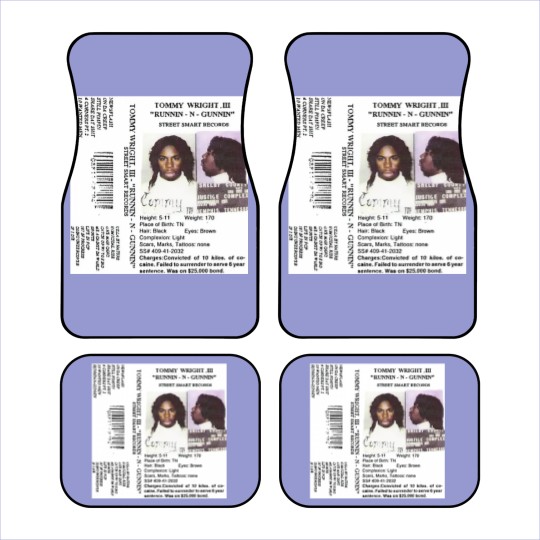 Discover Runnin N Gunnin Tommy Wright the 3rd Car Mats