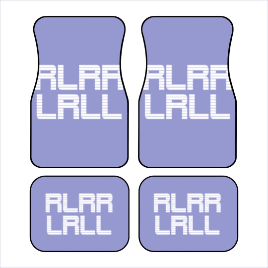 Discover RlRR LRLL Paradiddle Drummer Drumming Drum Drums Car Mats