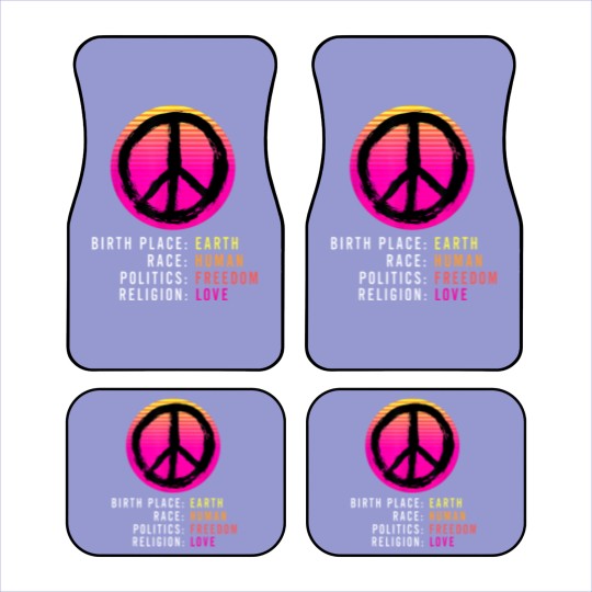 Discover Birthplace Earth-Race Human-Equality Car Mats
