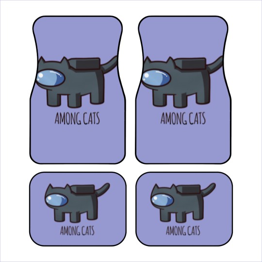 Discover Among Us black cat - Among Us - Car Mats