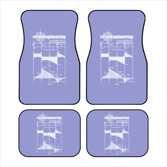 Discover Civil Engineering Car Mats Car Mats