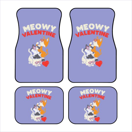 Discover Meowy Valentine Cats Kitten Cat Valentines Day Car Mats