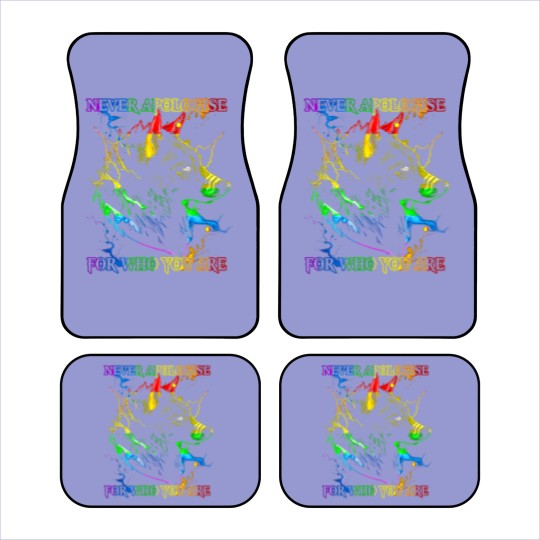 Discover Rainbow Wolf Car Mats Gay Wolfs Rainbow Wolfs skin Gay Pride LGBT