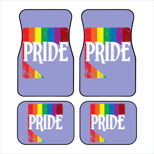 Discover LGBT Pride Rainbow Cool Statement Gift Car Mats
