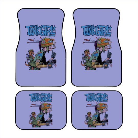 Discover Tank Girl Feminist Charlie Don't Surf Meme Car Mats Funny Vintage Style  Car Mats