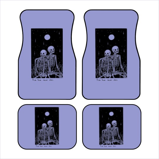 Discover true love never dies - Skeletons - Car Mats