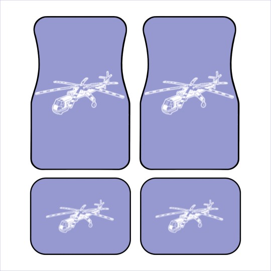 Discover Ch54 Skycrane Helicopter Car Mats Car Mats