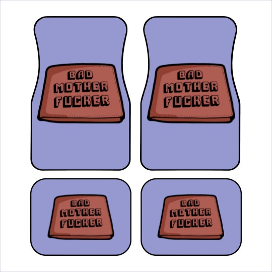 Discover Bad mother fucker wallet! - Pulp Fiction Movie - Car Mats
