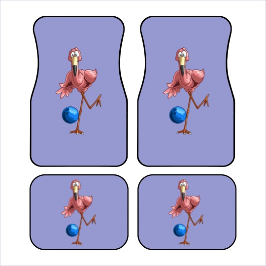 Discover Cool Bowling Flamingo | Funny Shorebirds Lover Player Gift Car Mats