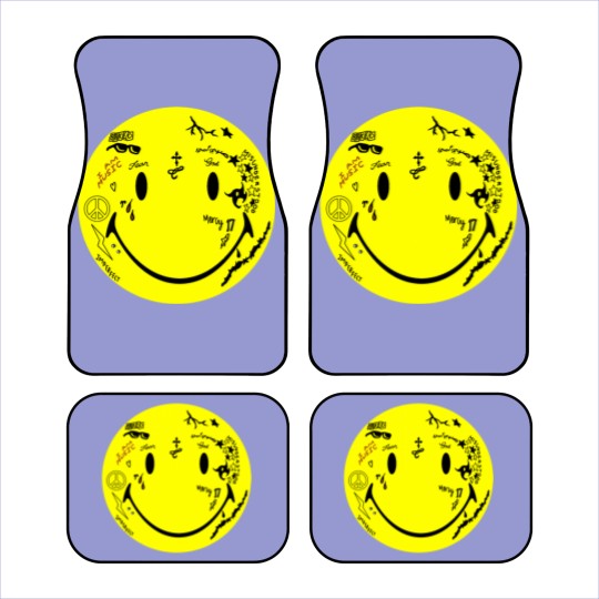 Discover Lil Wayne Tattoo Smiley Car Mats