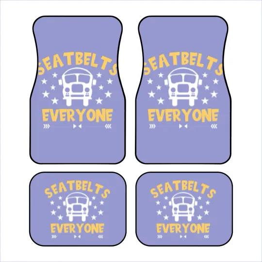 Discover Bus Driver Bus School Bus Public Transportation Car Mats