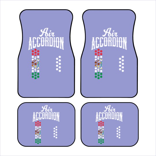 Discover Air Accordion Mexico Mexican Flag Car Mats