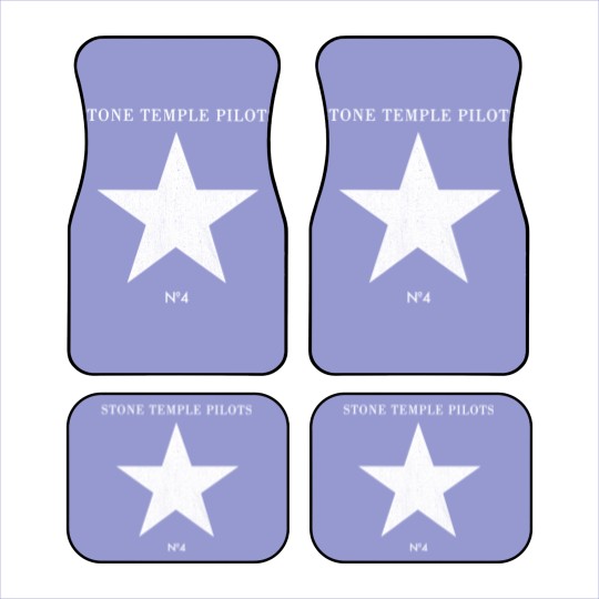 Discover Stone Temple Pilots Rock Band Number 4 Album Cover Adult Short Sleeve Car Mats