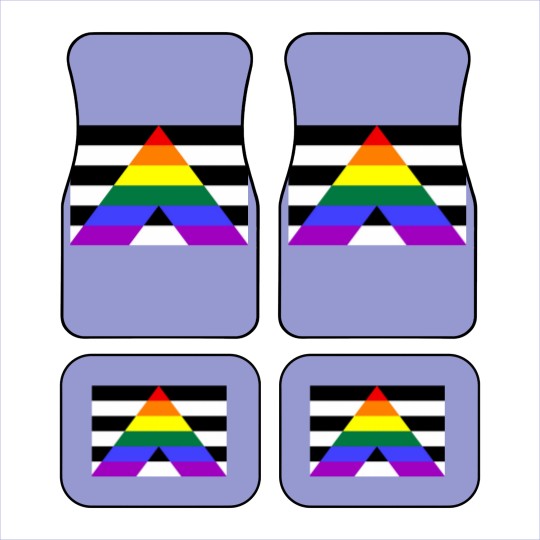 Discover Straight Ally Pride Flag  Essential Car Mats