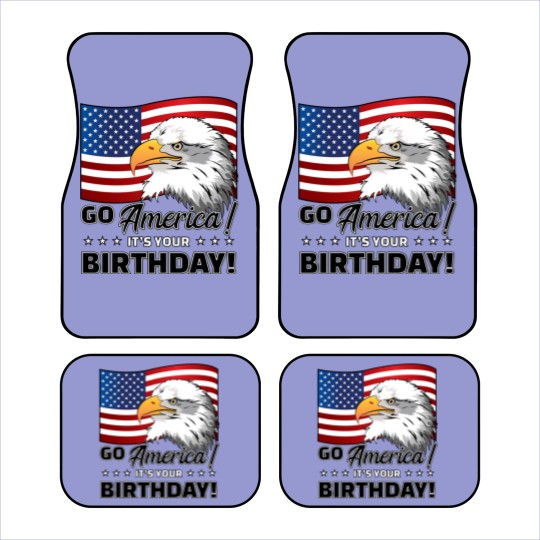 Discover 4th of July American Flag Eagle - 4th Of July - Car Mats