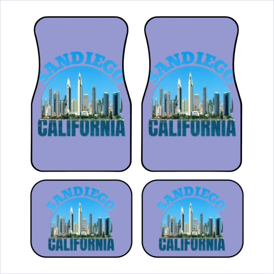 Discover San Diego California Car Mats