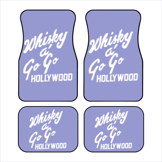 Discover Whiskey A Go Go Car Mats | Vintage Hollywood Car Mats Car Mats