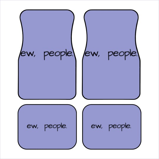 Discover ew, people - black - Ew People - Car Mats