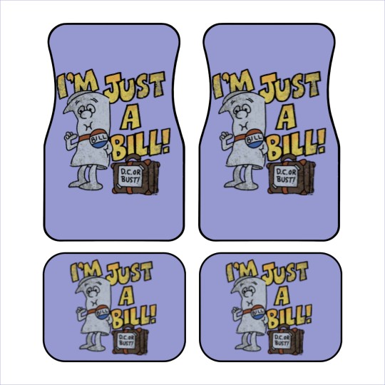 Discover Schoolhouse Rock I'M Just A Bill Car Mats