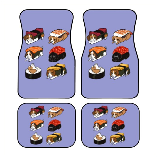 Discover Sushi Beagle - Beagle - Car Mats